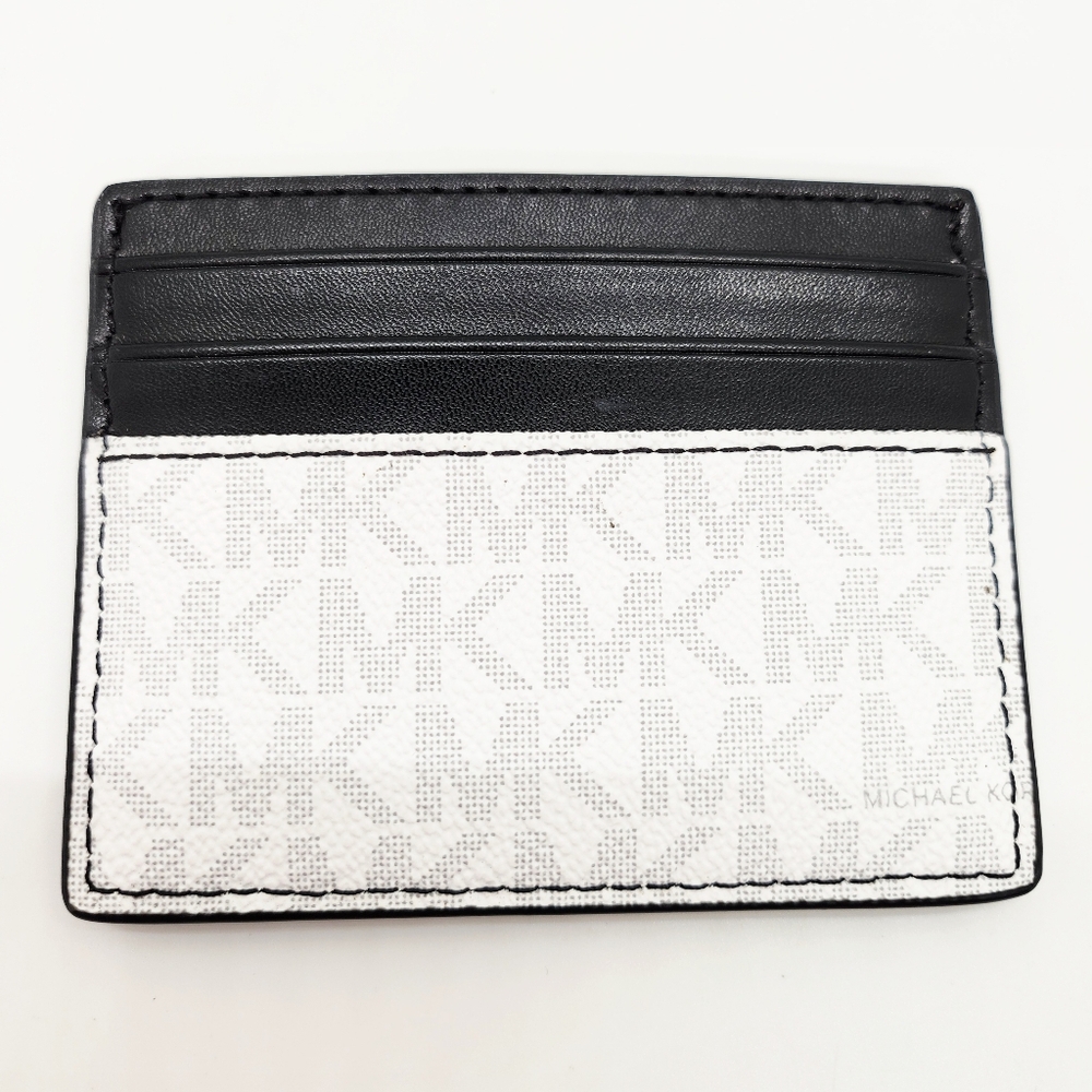 Michael Kors Cooper Signature Logo Card Case in Bright White NWOT - Picture 5 of 5